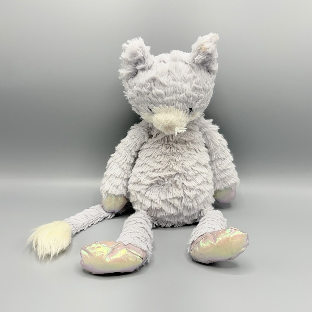 Jellycat London Dainty Kitty Light Purple Kitty Cat Small 12" Stuffed Plush